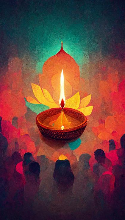 Happy Diwali Background Design