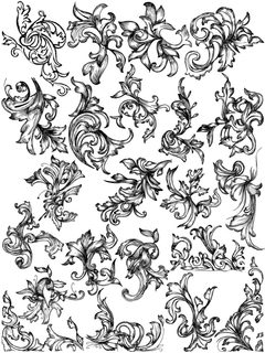 Detailed Floral Ornaments