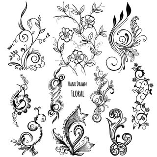 Hand Drawn Floral Collection