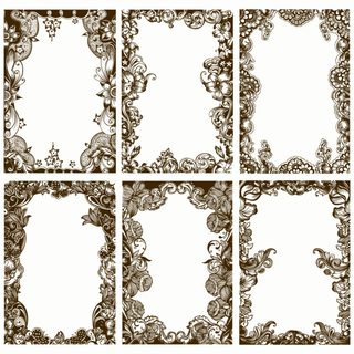 Decorative Floral Frames