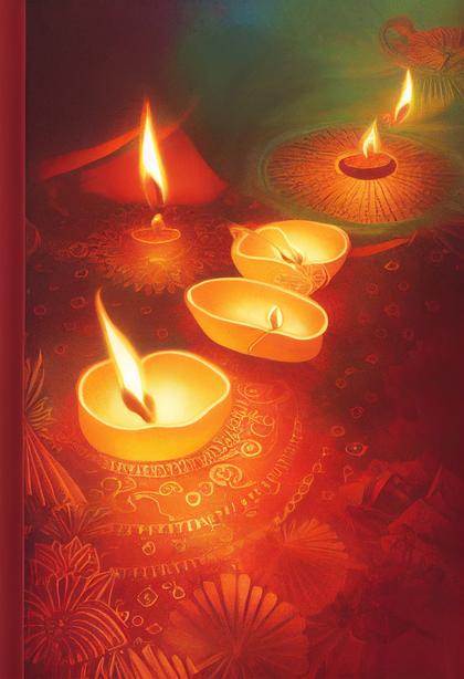 Diwali Diya Background