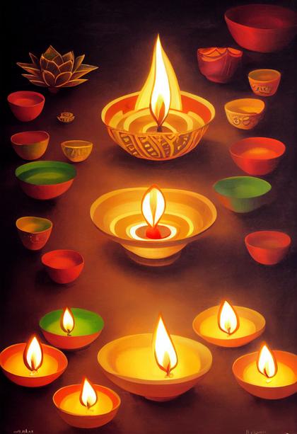 Diwali Diya Image