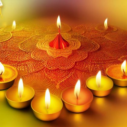 Diwali Diya Background Image
