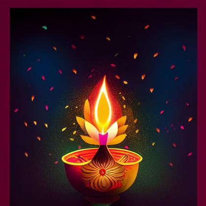 Diya Lamp Design