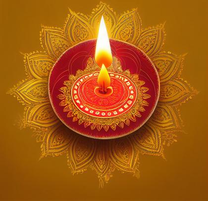 Diwali Diya Background Image