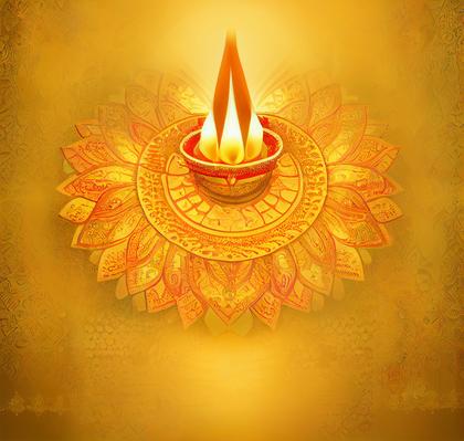 Diwali Diya Background Image