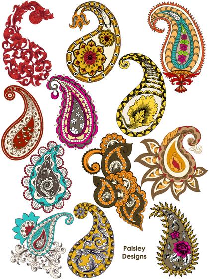 Assorted Paisley Designs