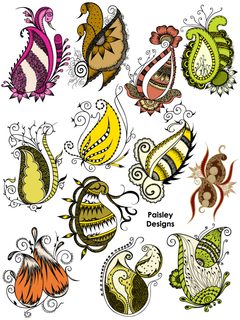 Paisley Design Set