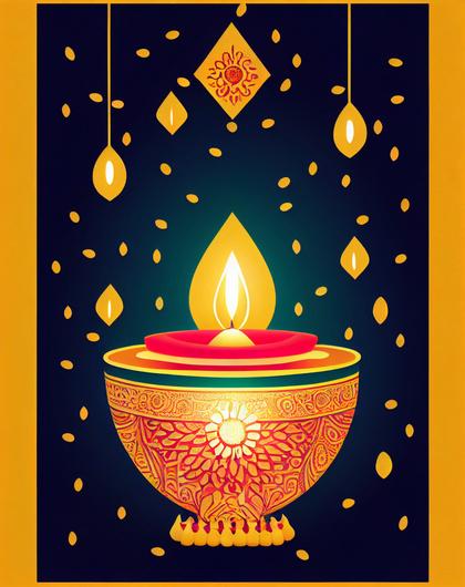 Diya Lamp Design
