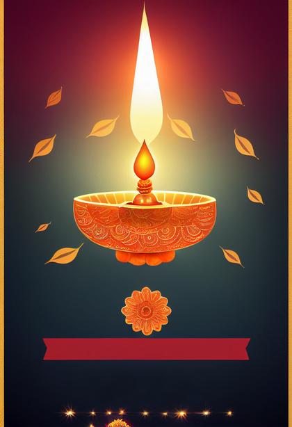 Diwali Diya Background Image