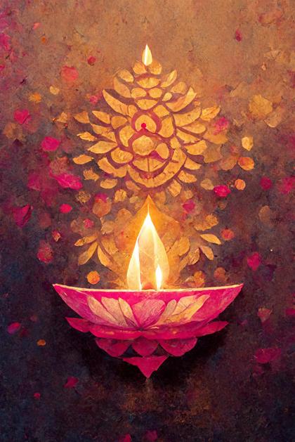 Diwali Greeting Card Design
