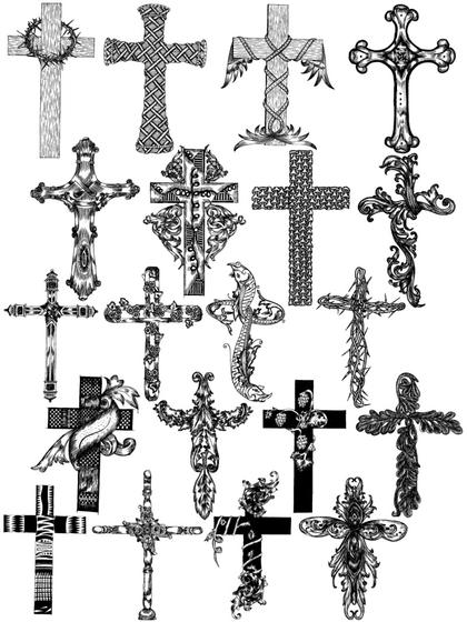 Free Download Vector Cross