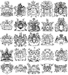 Collection of Heraldic Crests