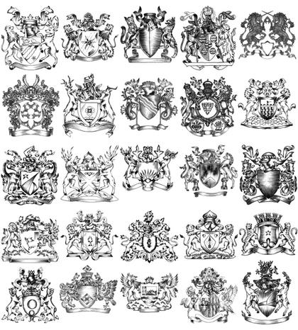 Embracing Heritage: Exquisite Array of Heraldic Vector Designs