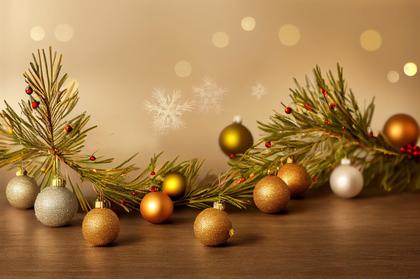 Gold Christmas Background Design