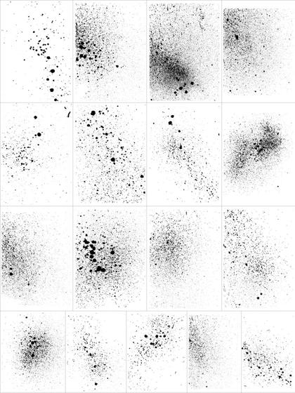 Black Splatter Textures