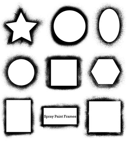 Spray Paint Frames