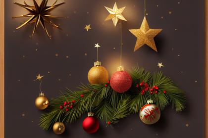 Glimpses of Winter Wonder: 50 Free Christmas Decoration Background Designs
