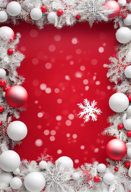 Elevate Your Festive Creations: 50 Christmas Frames and Decorations – Watercolor, Hand-Drawn, and Vector Designs for Free and Premium