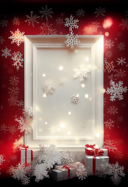 50 Festive Christmas Frame Backgrounds: High-Resolution JPG Designs in Red, Green, and Blue