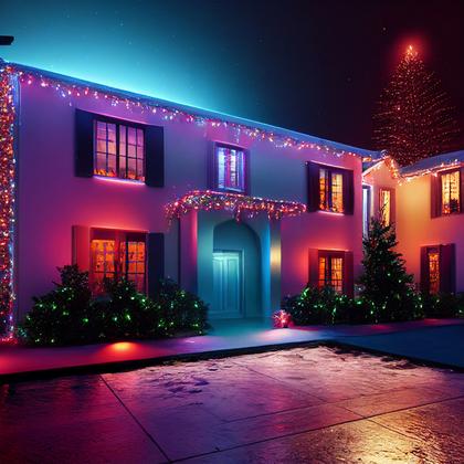 Outdoor Christmas Light Decoration