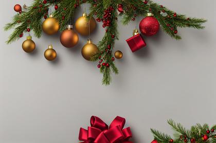 48 Enchanting Christmas Frame Backgrounds: Top-View Winter Delights for Your Festive Creations