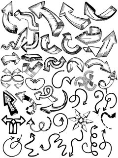 Hand-Drawn Arrow Collection