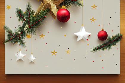 48 Enchanting Christmas Frame Backgrounds: Top-View Winter Delights for Your Festive Creations