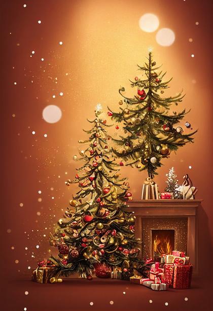 Christmas Tree Background