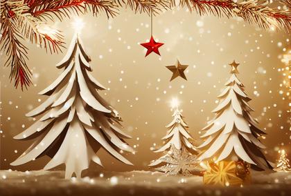 Christmas Tree Background Image