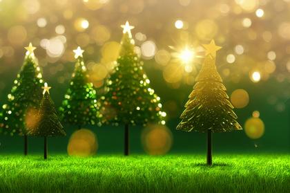 Christmas Tree Background Image