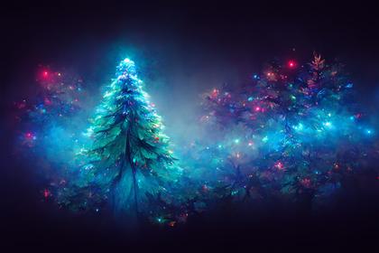 Christmas Tree Background Image