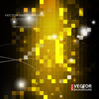 Black Gold Abstract Square Background Free