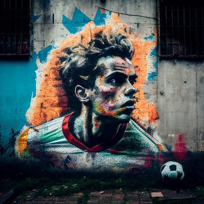 Football Street Art