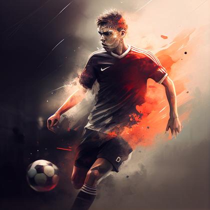 Football Soccer Ball Player Image