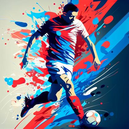 Football Soccer Ball Player Image