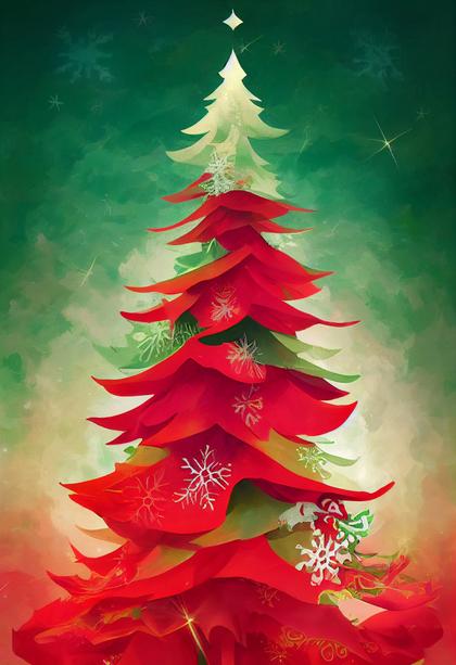 Aelita Andre Style Christmas Theme Background Image