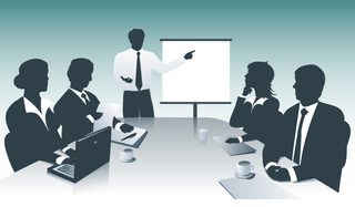 Business Presentation Vector Illustration