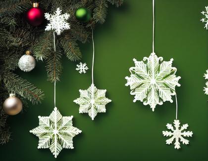 Green Christmas Background