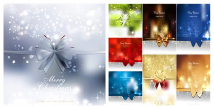 Deck the Screens with 42 Vibrant Christmas Bow Backgrounds: Free Design Resources for the Holidays