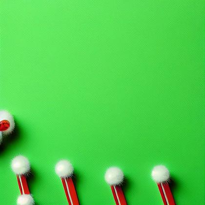 Green Christmas Card Background