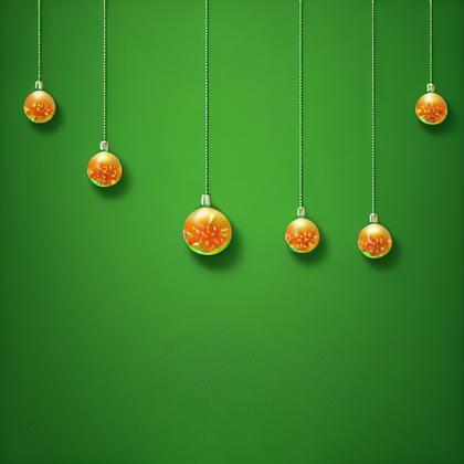 Green Christmas Card Background