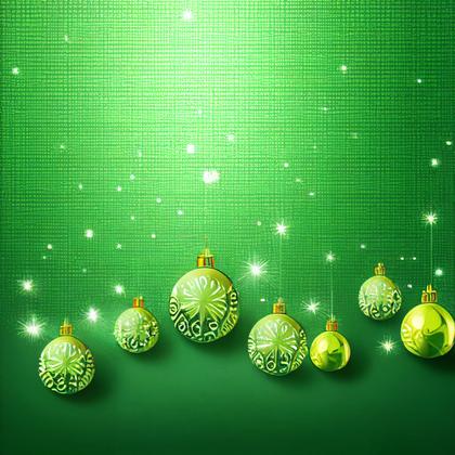 Green Christmas Card Background Image