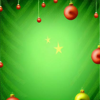 Green Christmas Card Background
