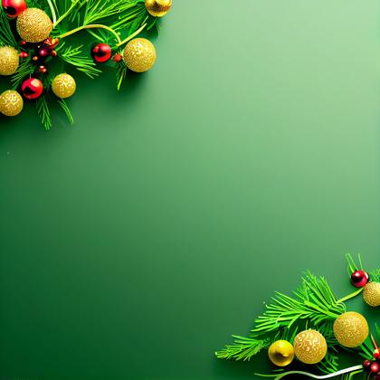 Green Christmas Card Background Image