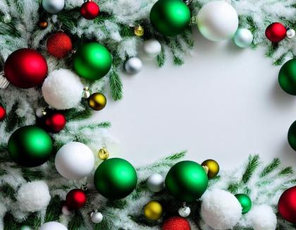 Captivating Christmas Magic: 40 Top-View Frame Backgrounds for Your Festive Creations