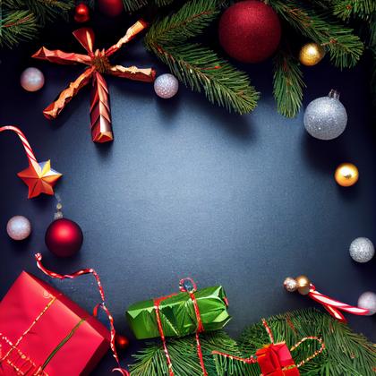 Embrace the Magic: 45 Free High-resolution Christmas Frame Backgrounds ...