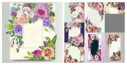 Crafting Everlasting Moments: 30 Flower Wedding Invitation Card Templates for Your Big Day