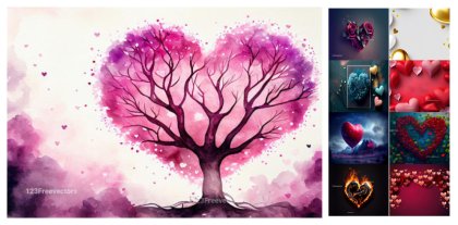 Hearts Aglow Romantic Design Collection