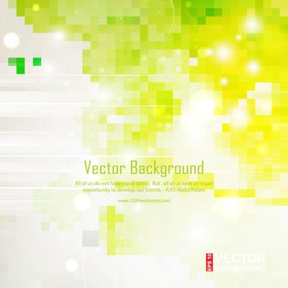 Yellow Green Abstract Square Background Pattern